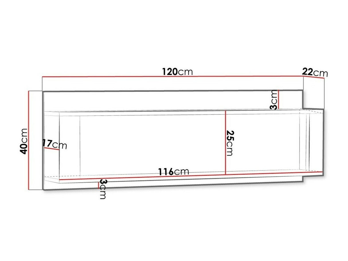 Estantería de pared 339583