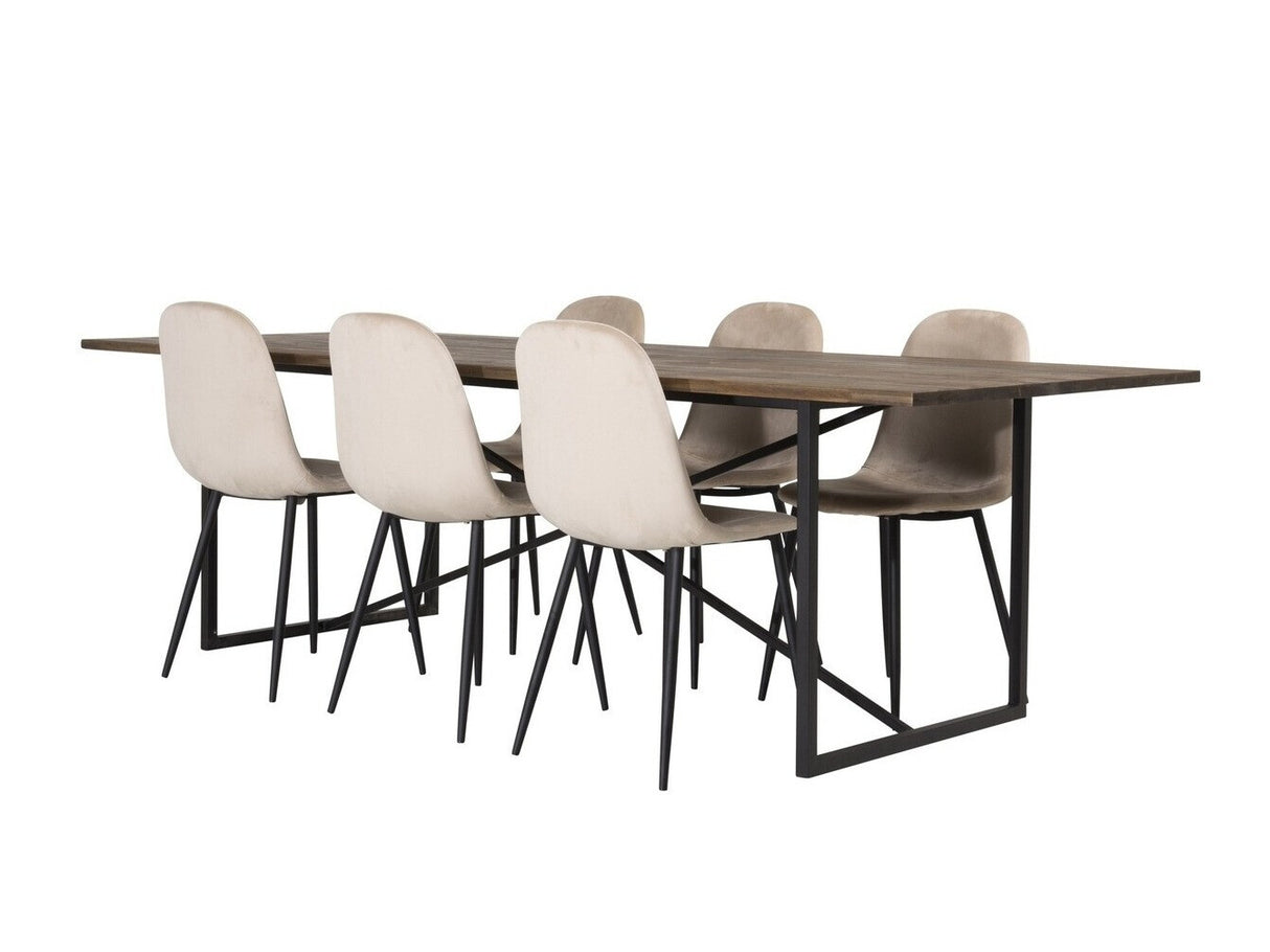 Conjunto de mesas y sillas para comedor 306031