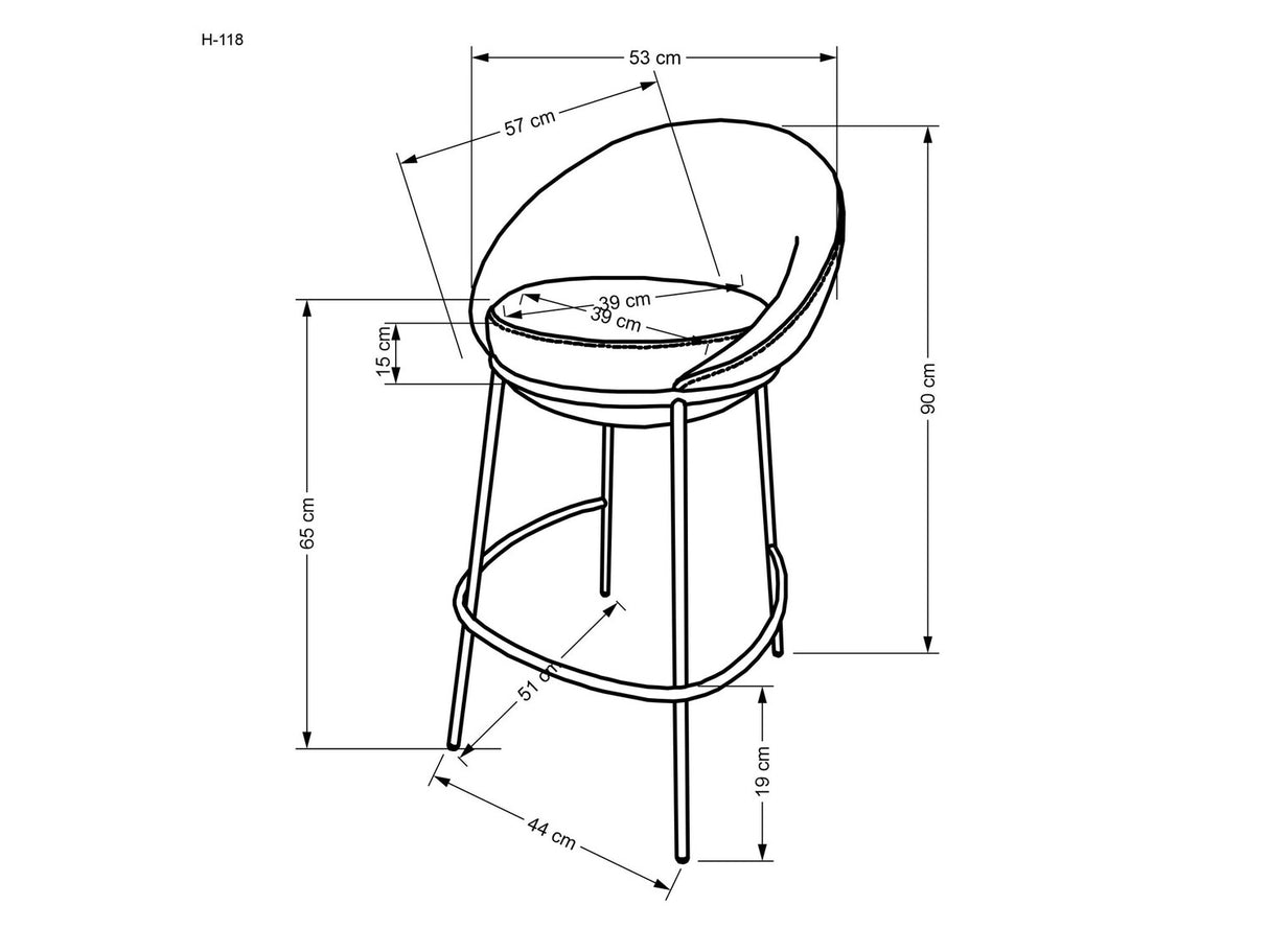 Silla de barra 502281