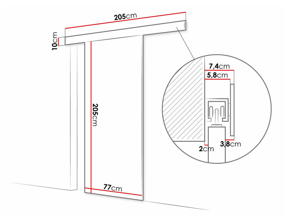 Puerta corredera 505100