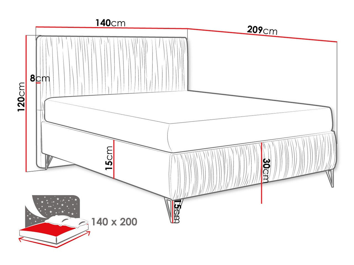 Cama continental 509267