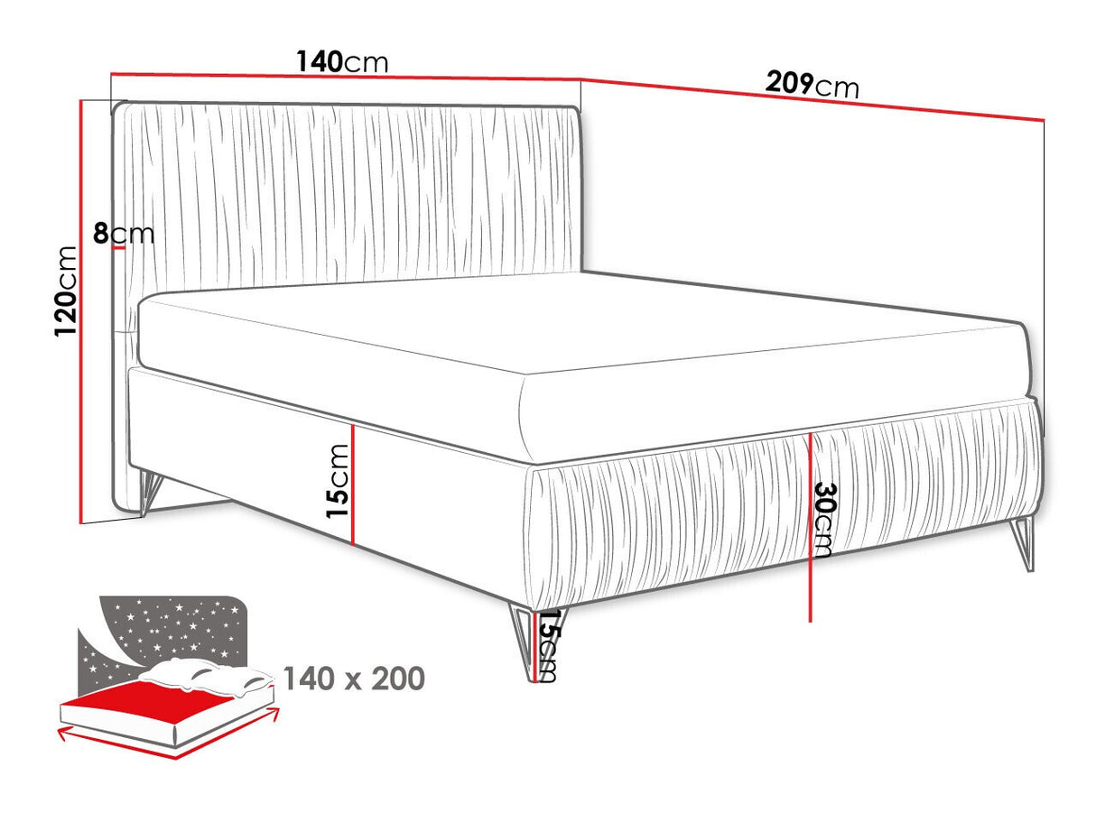 Cama continental 509267