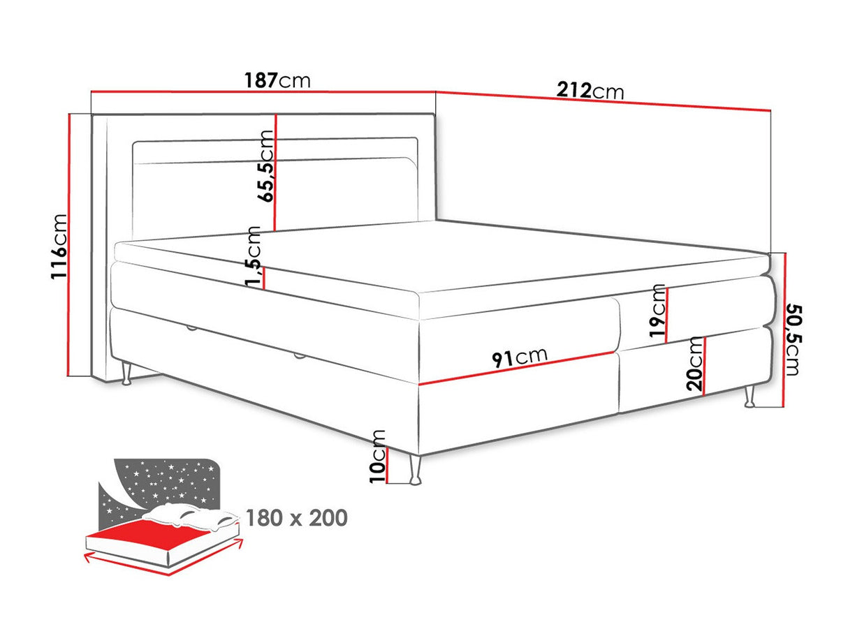 Cama continental 512496