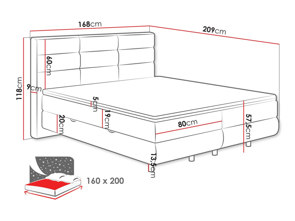 Cama continental 501441