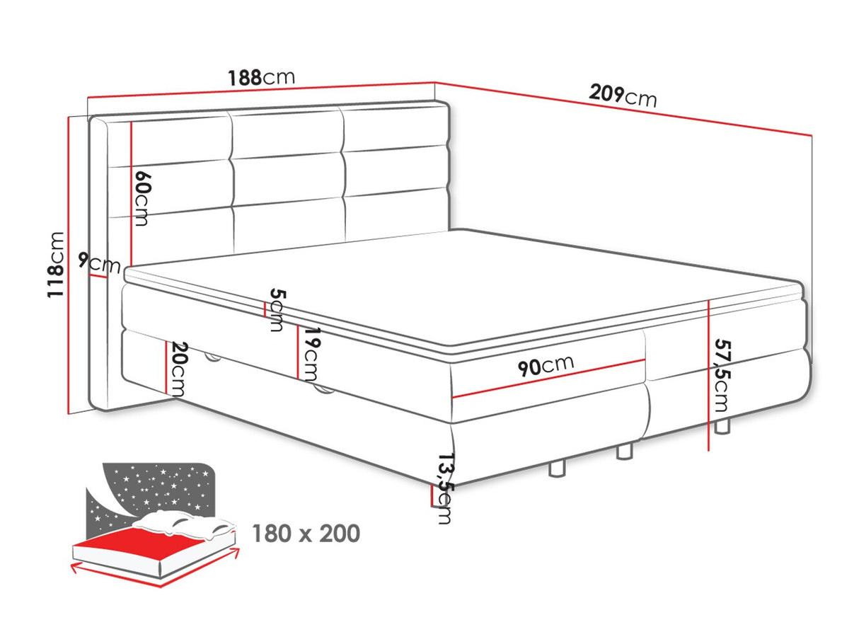 Cama continental 501441