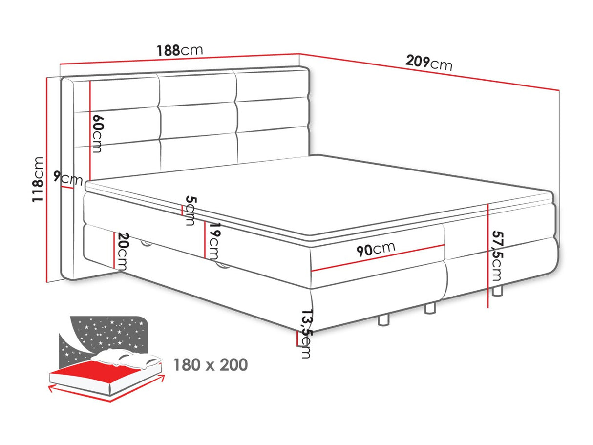 Cama continental 501441