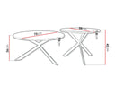 Conjunto mesa de centro Oratus