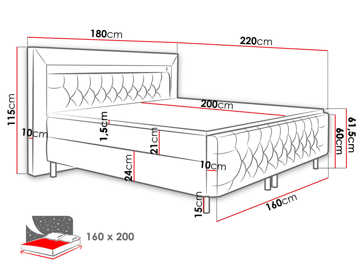 Cama continental 197003