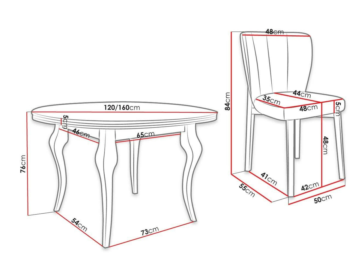 Conjunto de mesas y sillas para comedor 451489