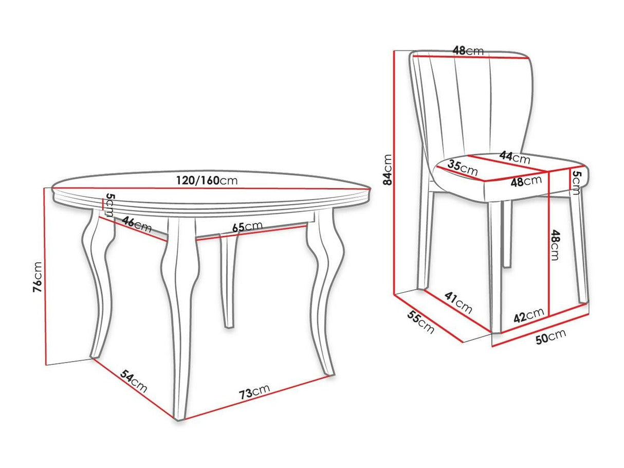 Conjunto de mesas y sillas para comedor 451489
