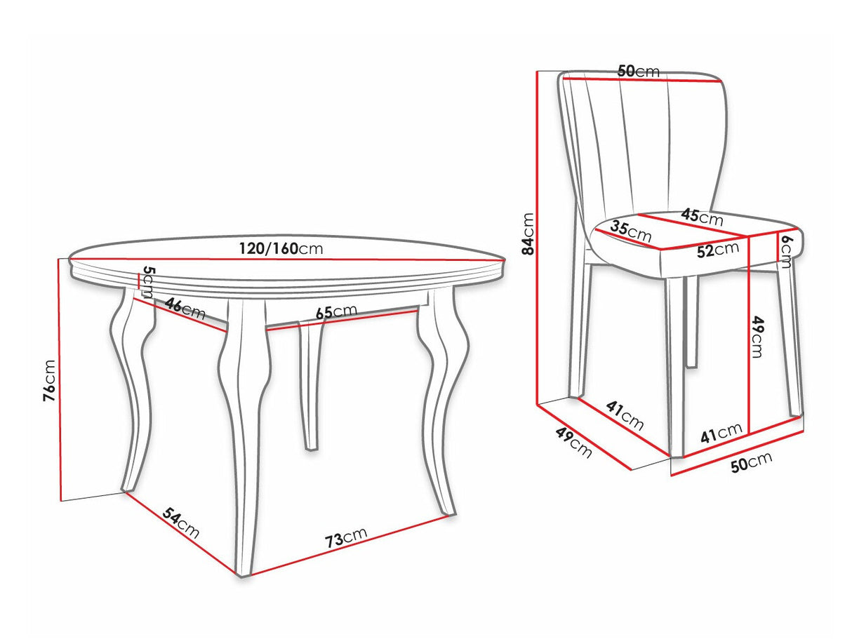 Conjunto de mesas y sillas para comedor 451489
