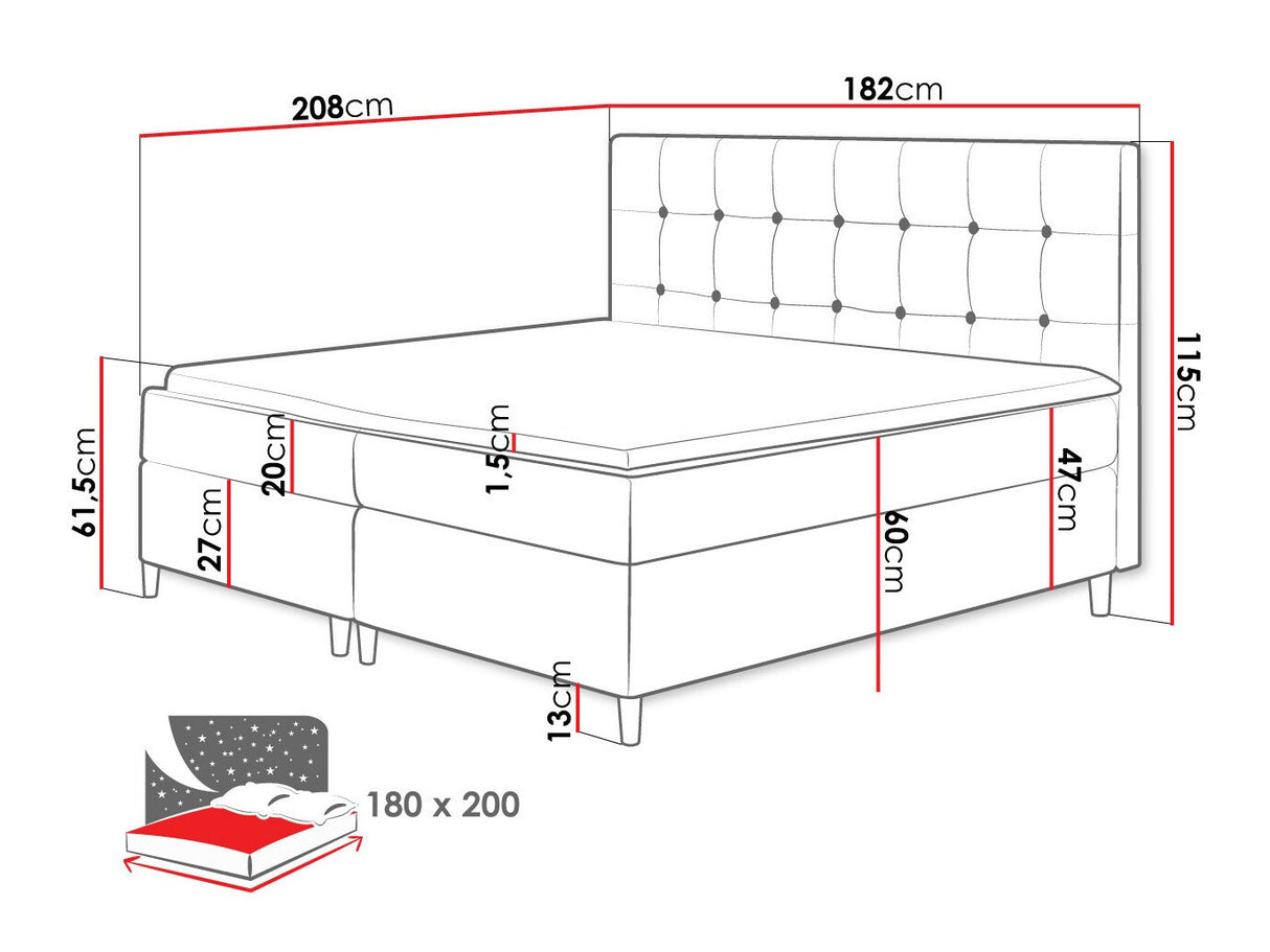 Cama continental 195896