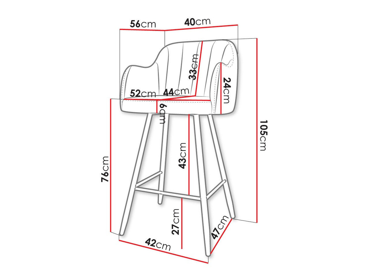 Silla de barra 520604