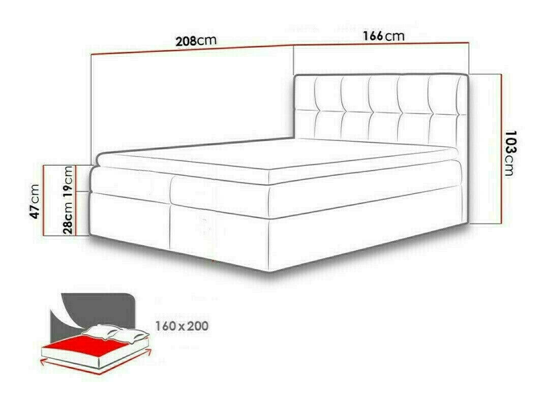 Cama continental 115297