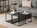 Conjunto mesa de centro Cygnes