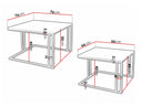 Conjunto mesa de centro Tempa