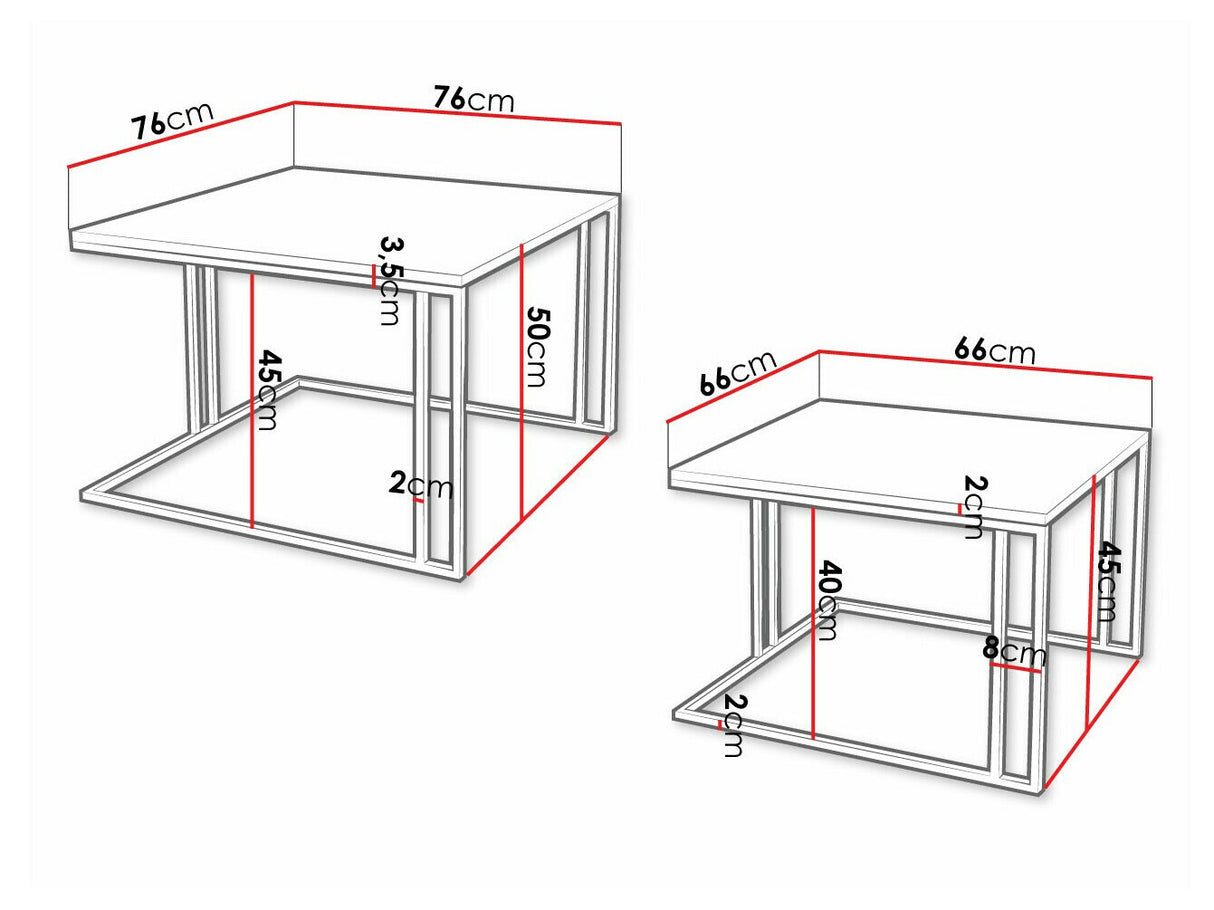Conjunto mesa de centro 532209