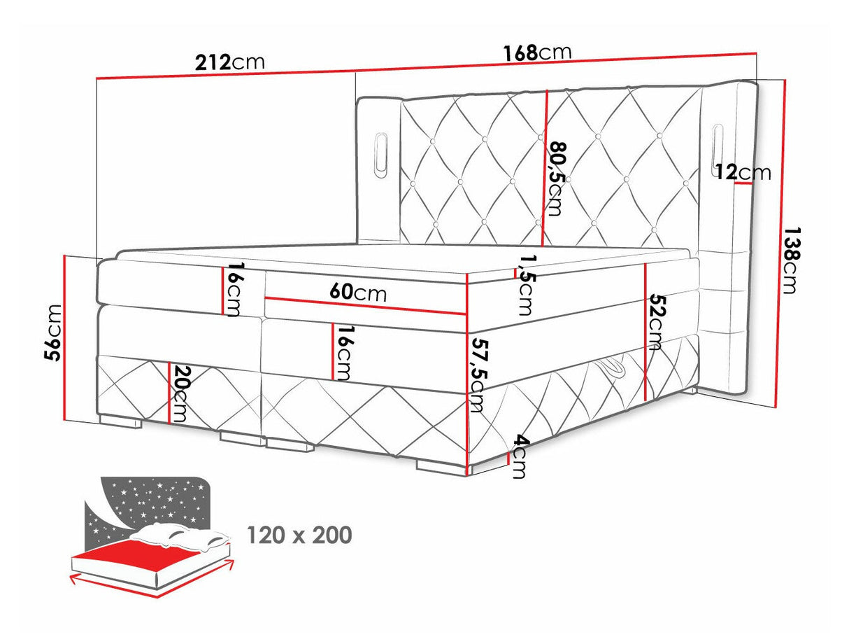Cama continental 494415