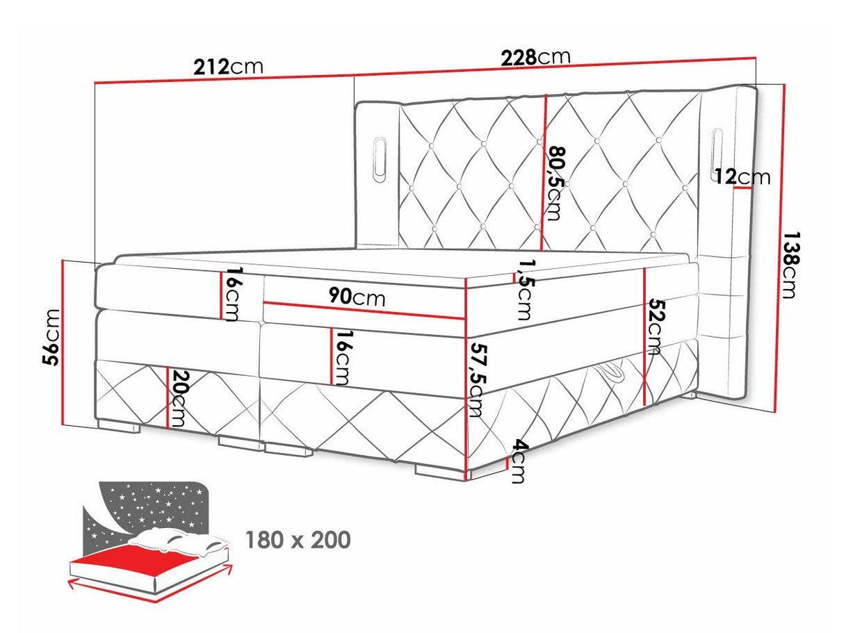 Cama continental 494415