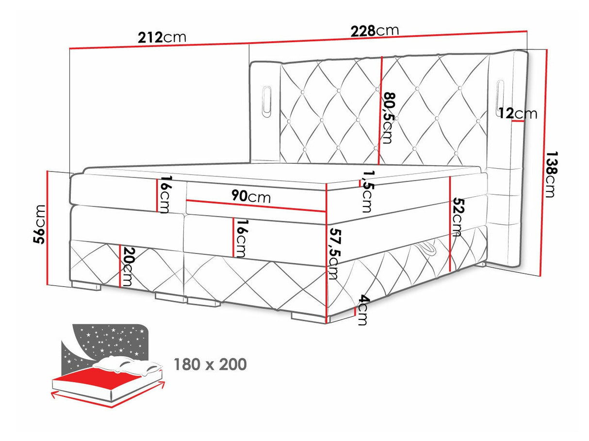 Cama continental 494415