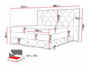 Cama continental Agnia