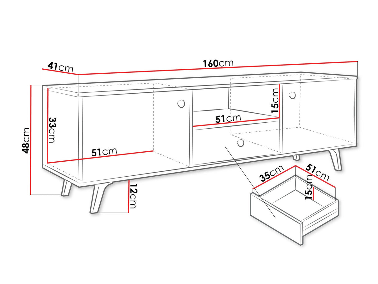 Mueble TV 536480