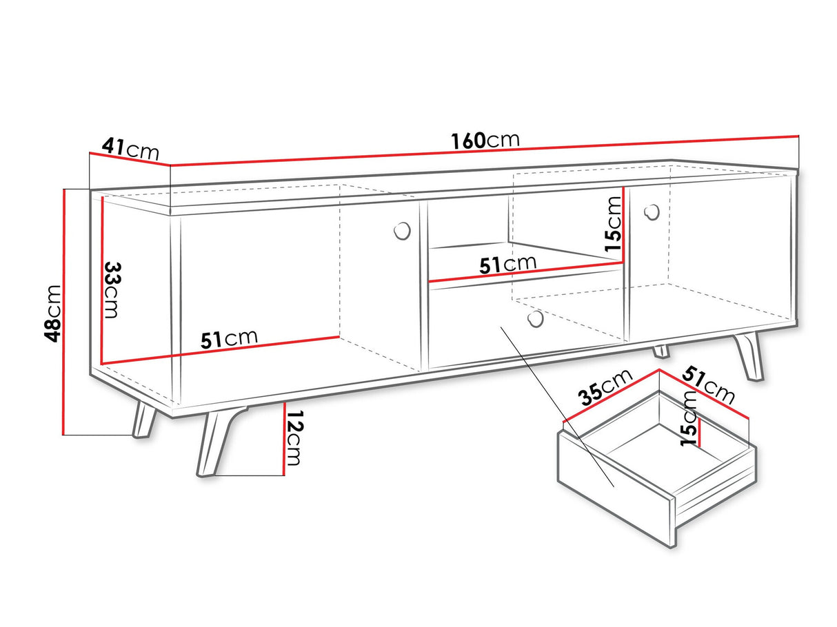 Mueble TV 536480