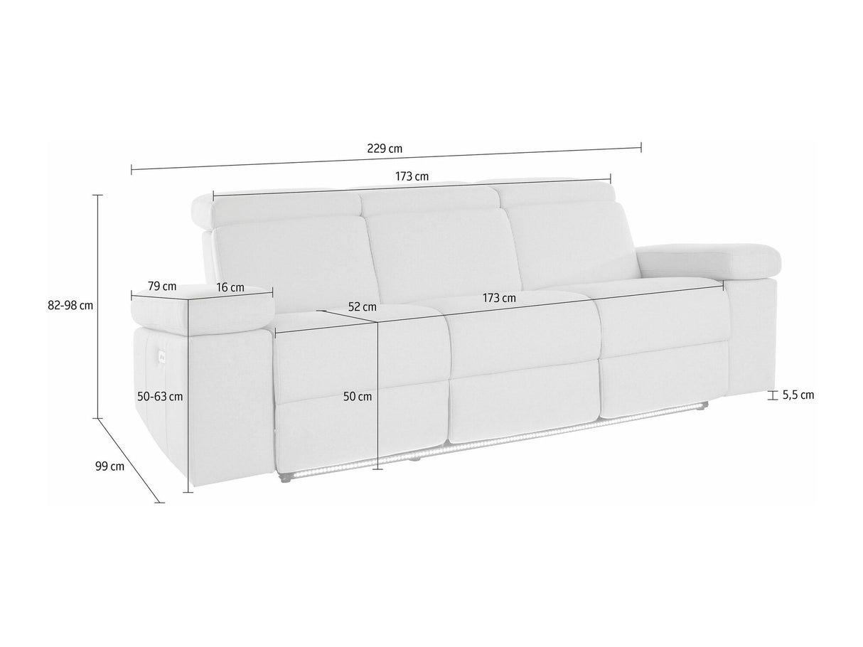 Sofá reclinable 597287