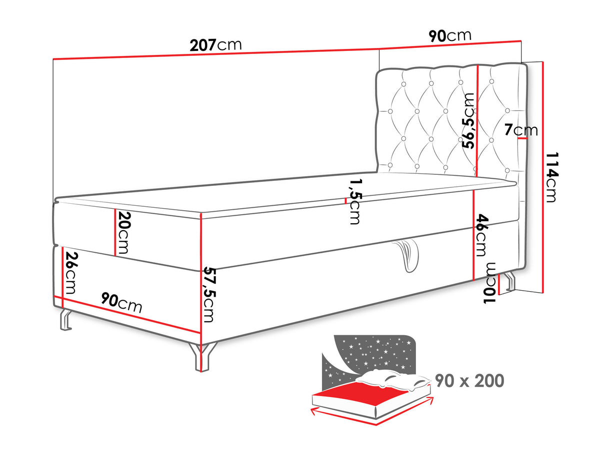 Cama continental 541197
