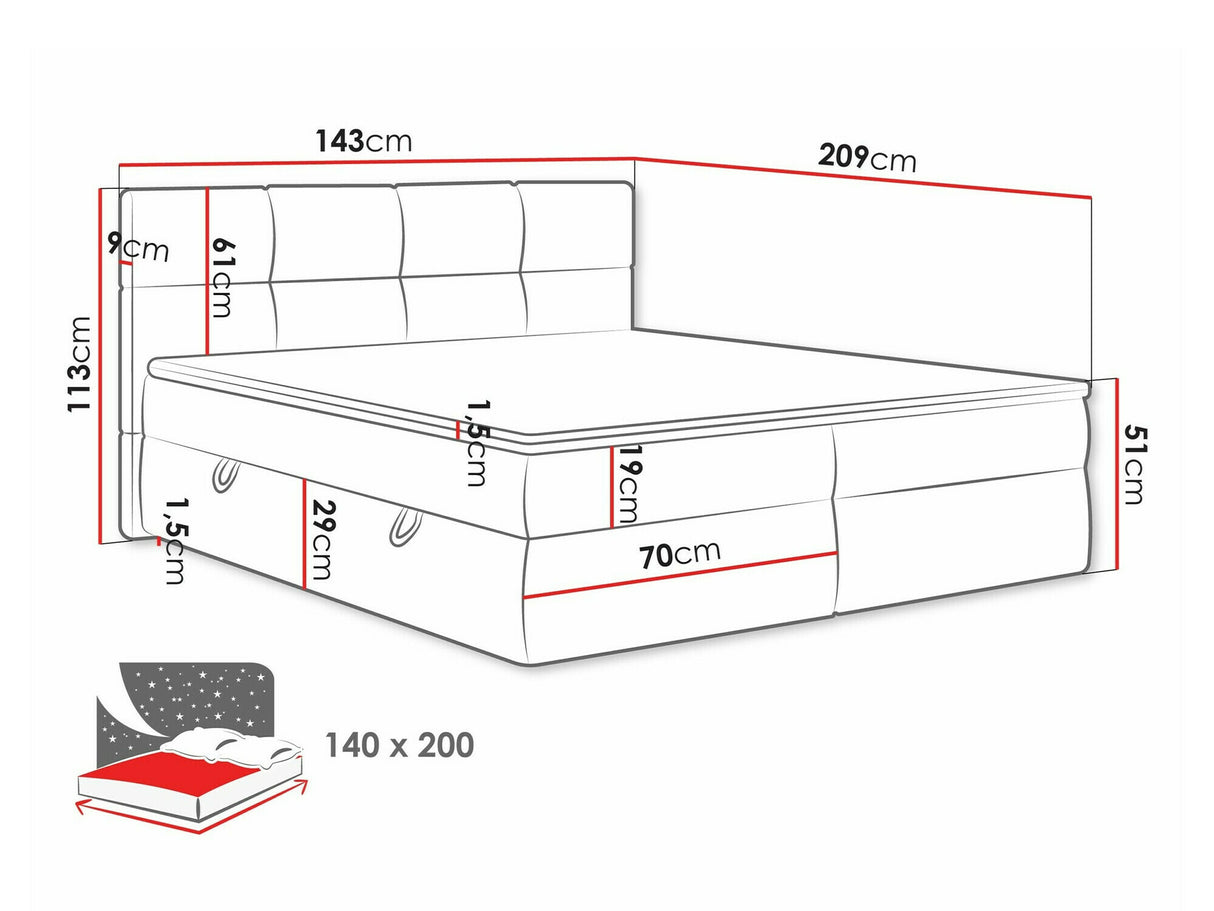 Cama continental 541393