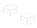 Mesa de centro Sericus