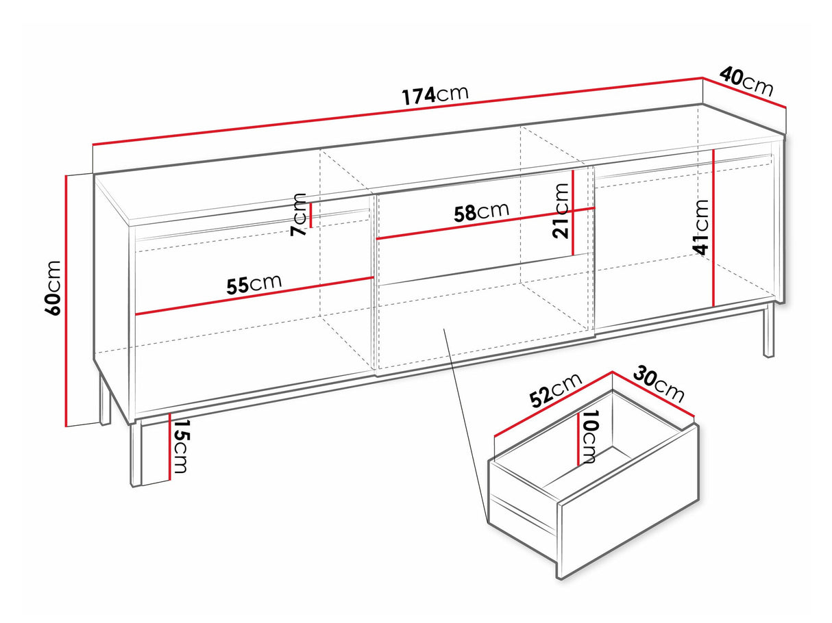 Mueble TV 544532