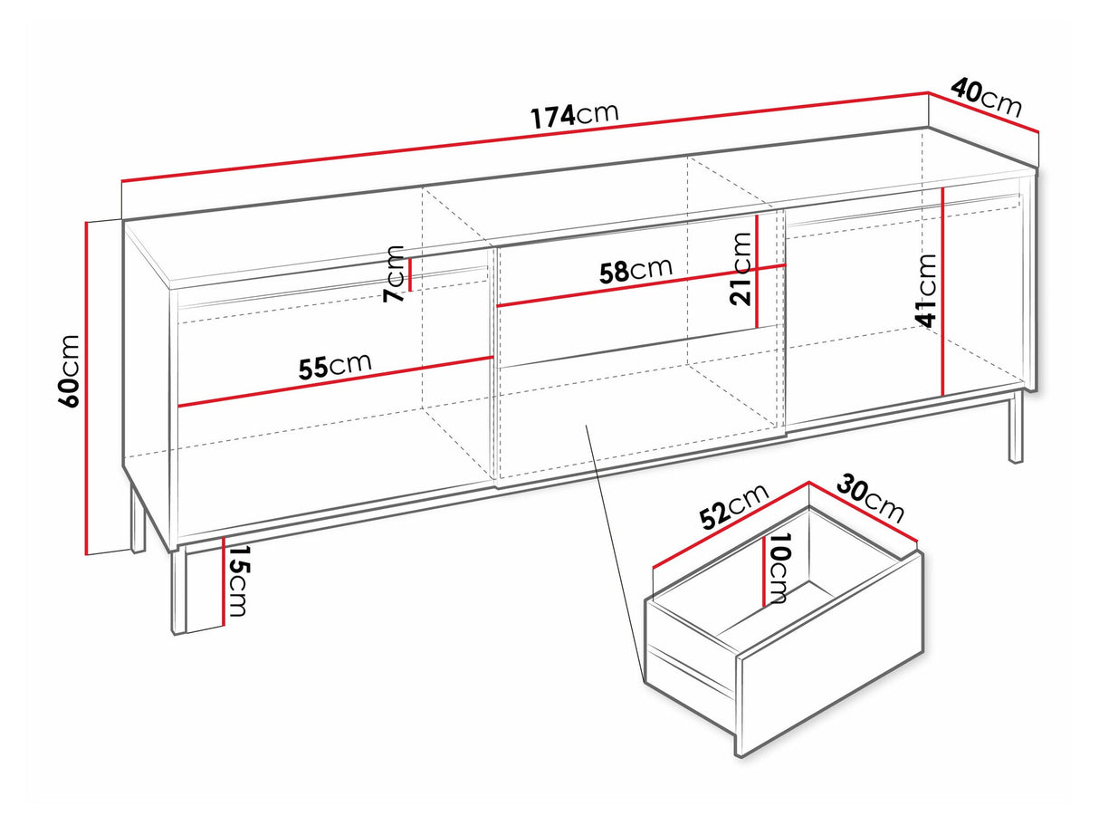 Mueble TV 544532
