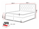 Cama continental Baltimore 112