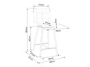 Silla de barra Bracchas
