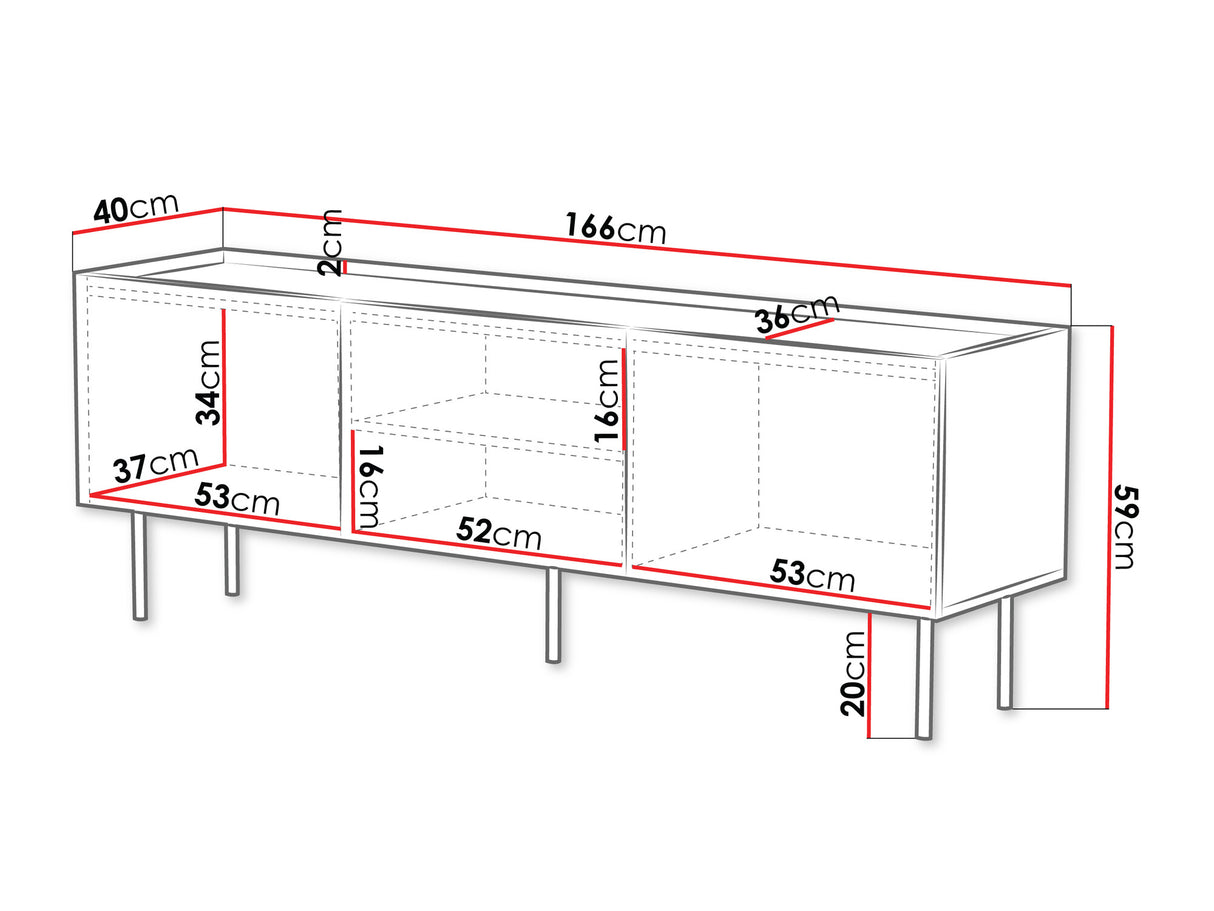Mueble TV 554499