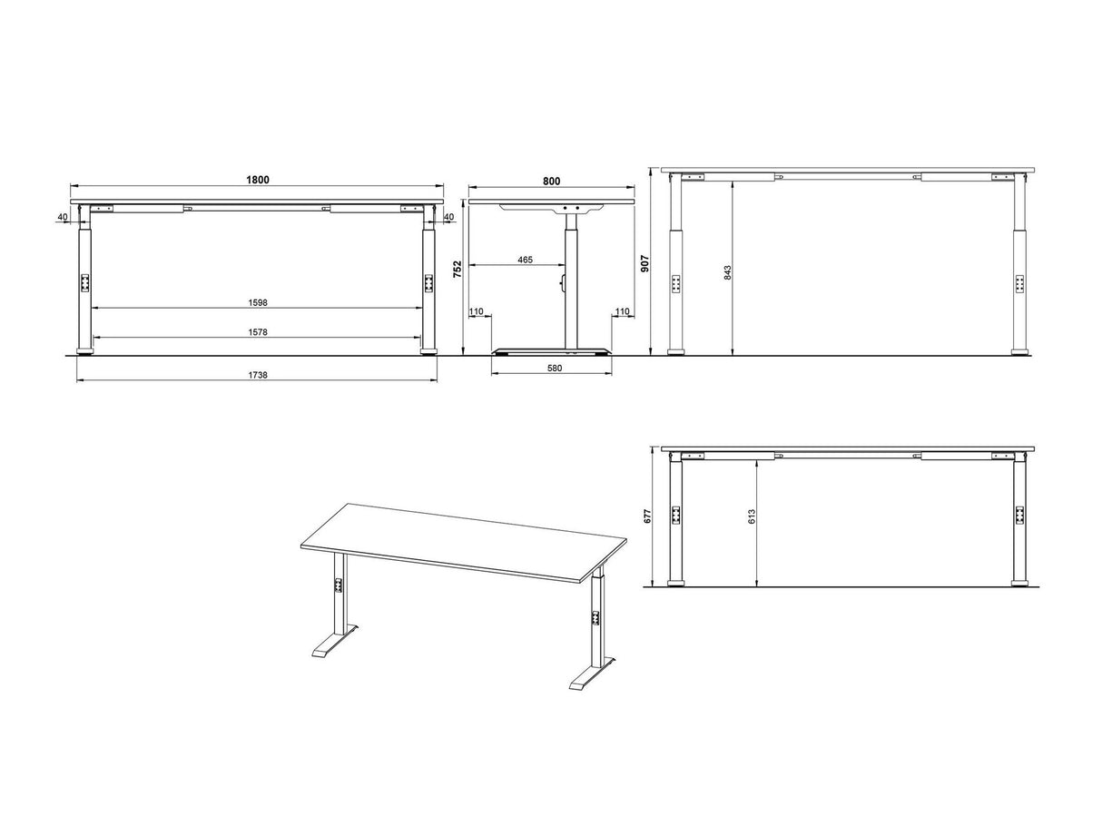 Mesa de oficina 555320