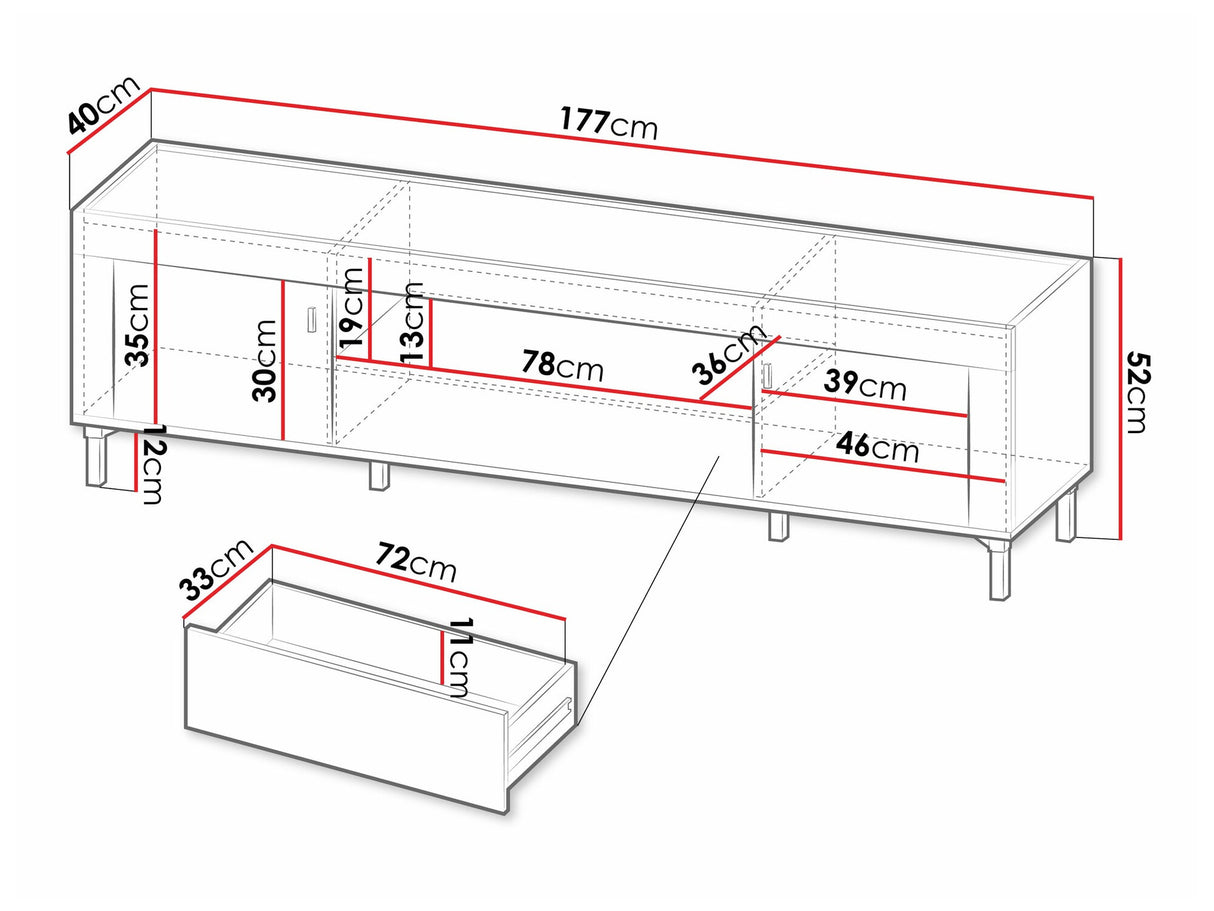 Mueble TV 551266