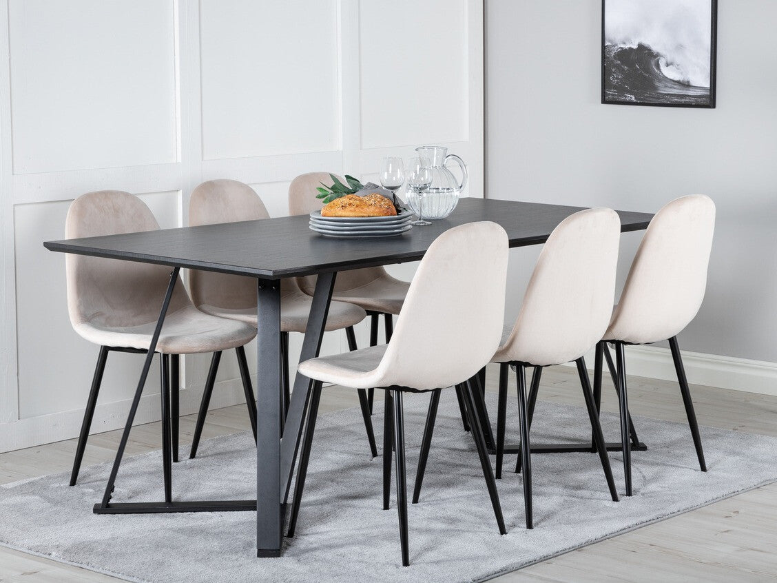 Conjunto de mesas y sillas para comedor 425457