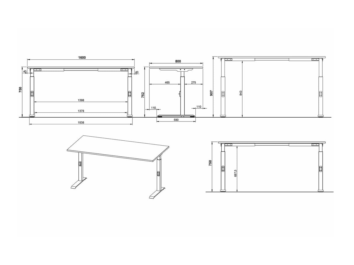 Mesa de oficina 529348