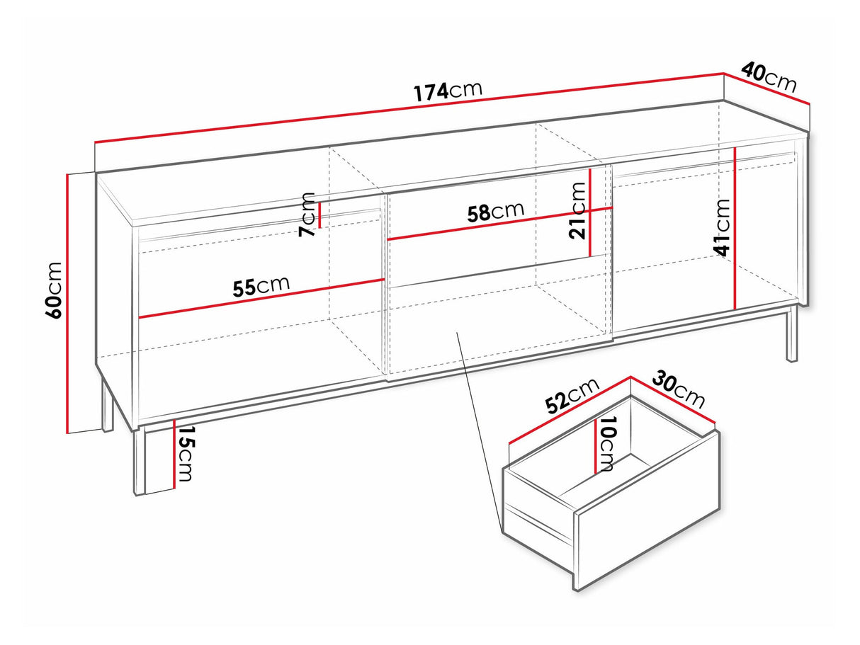 Mueble TV 544532
