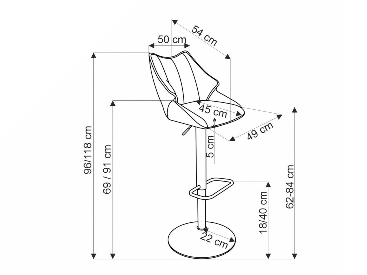 Silla de barra 560593