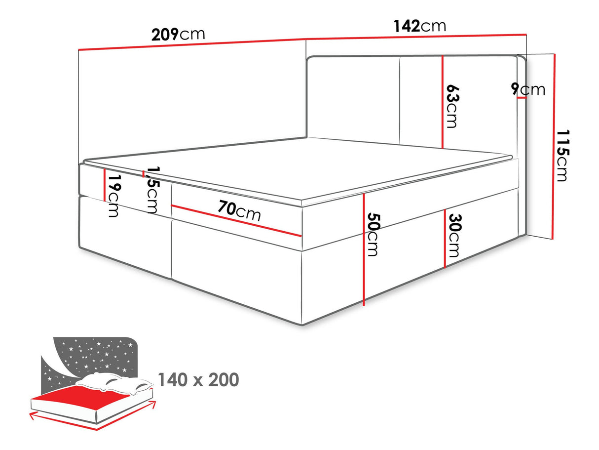 Cama continental 561123