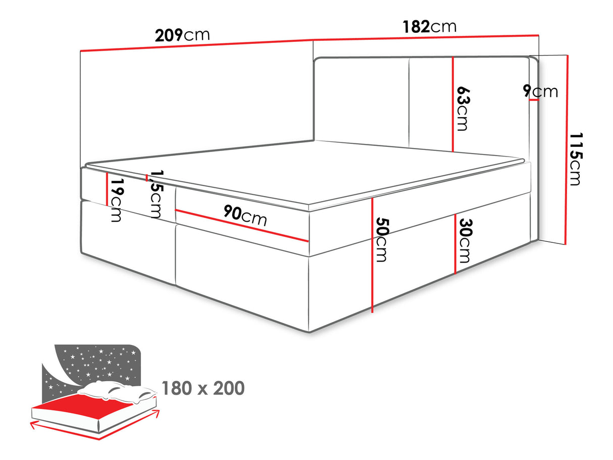 Cama continental 561123