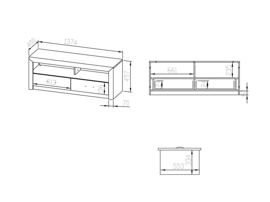 Mueble TV 45608