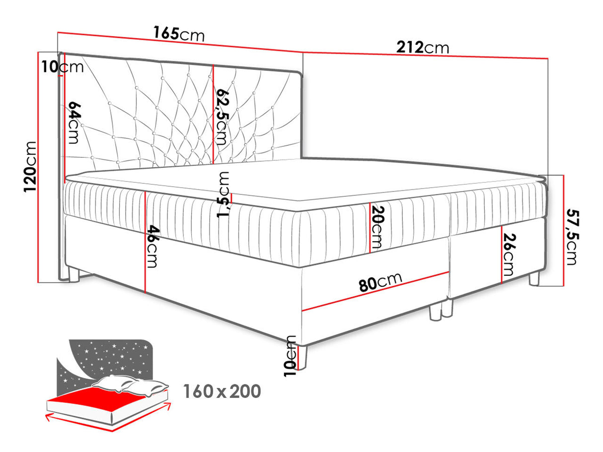 Cama continental 471292