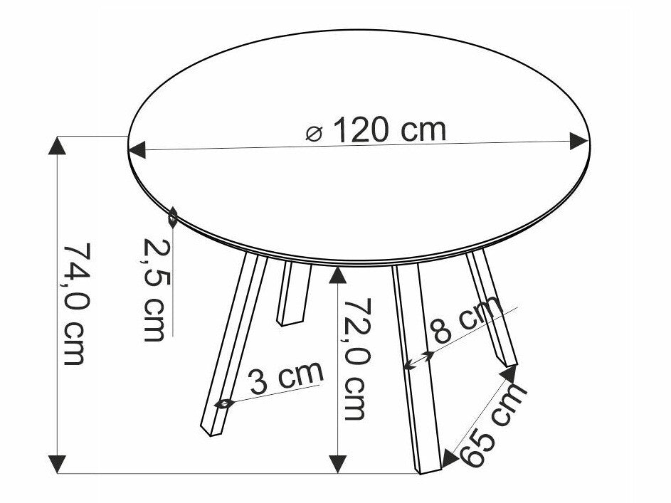 Conjunto de mesas y sillas para comedor 571275