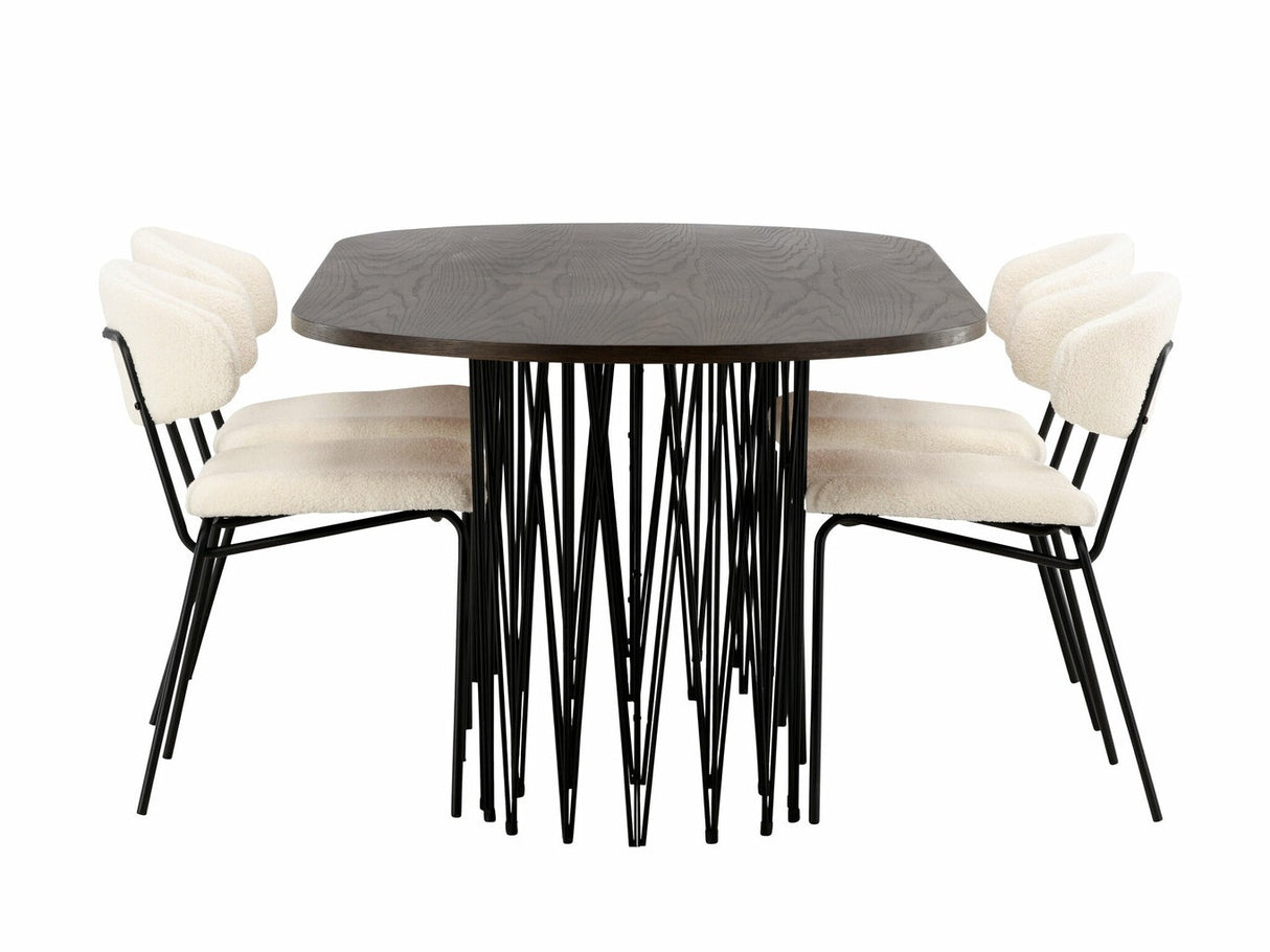 Conjunto de mesas y sillas para comedor 573902