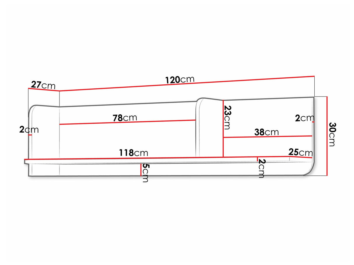 Estantería de pared 576371