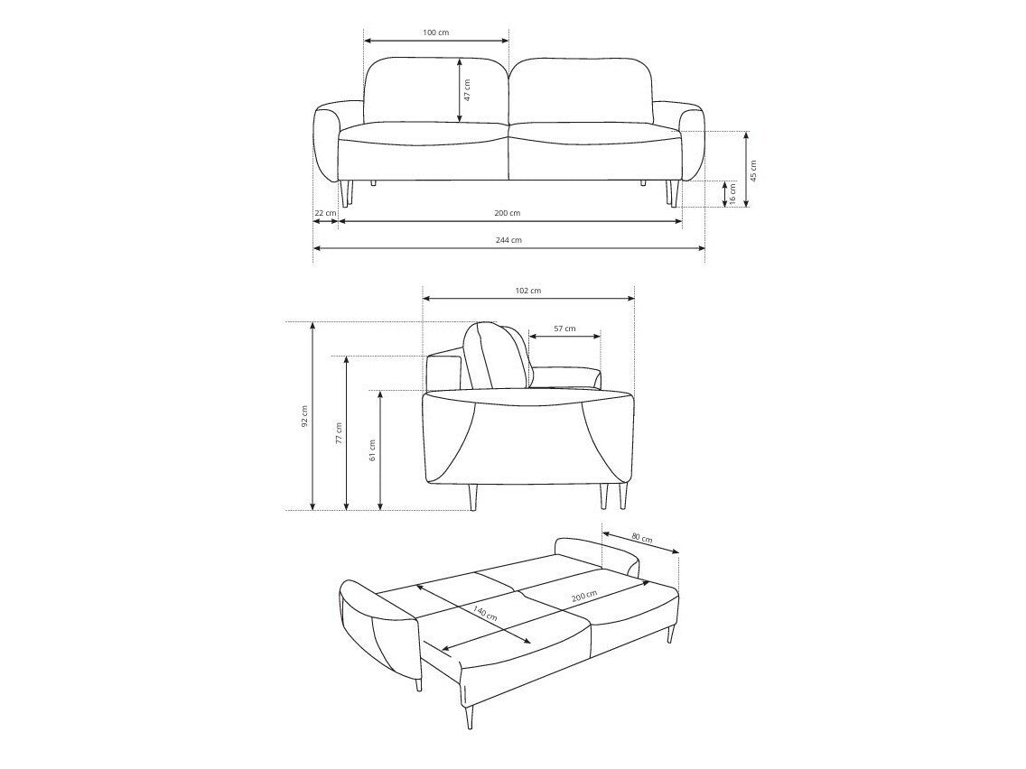 Sofá cama 576405